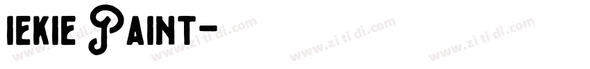 iekie Paint字体转换